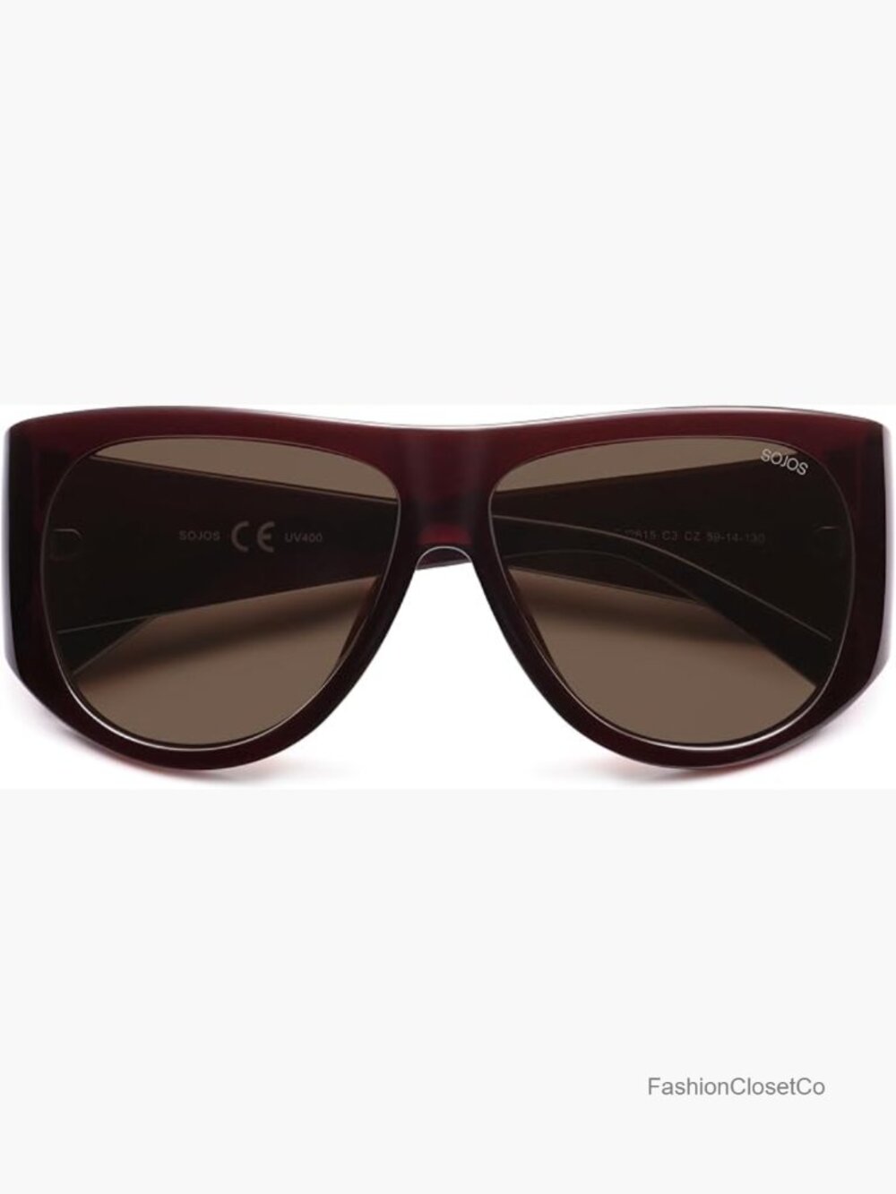 Vintage Retro Oversized Big Aviator Polarized Sunglasses